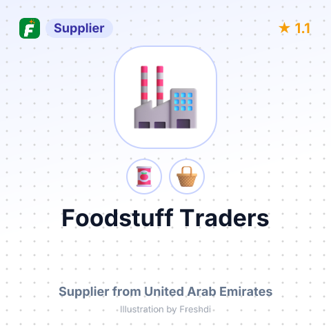 Foodstuff Traders  – summary card, no photo uploaded yet