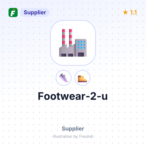 Footwear-2-u – summary card, no photo uploaded yet