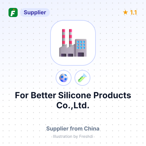 For Better Silicone Products Co.,Ltd. – summary card, no photo uploaded yet