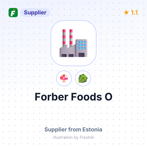 Forber Foods O  – summary card, no photo uploaded yet