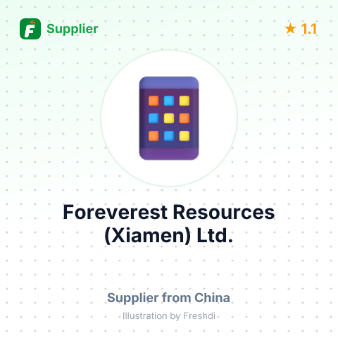 Foreverest Resources (Xiamen) Ltd. – summary card, no photo uploaded yet