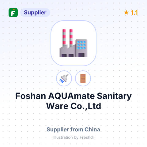 Foshan AQUAmate Sanitary Ware Co.,Ltd – summary card, no photo uploaded yet