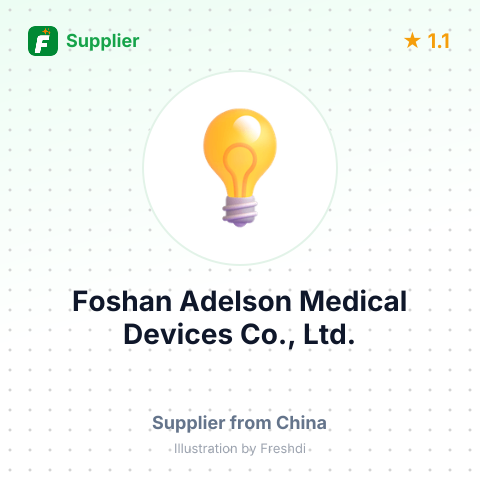 Foshan Adelson Medical Devices Co., Ltd. – summary card, no photo uploaded yet