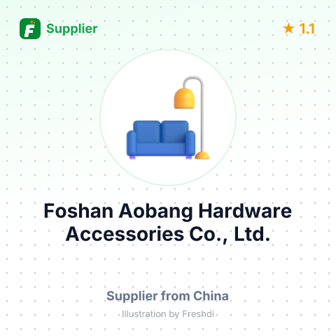 Foshan Aobang Hardware Accessories Co., Ltd. – summary card, no photo uploaded yet