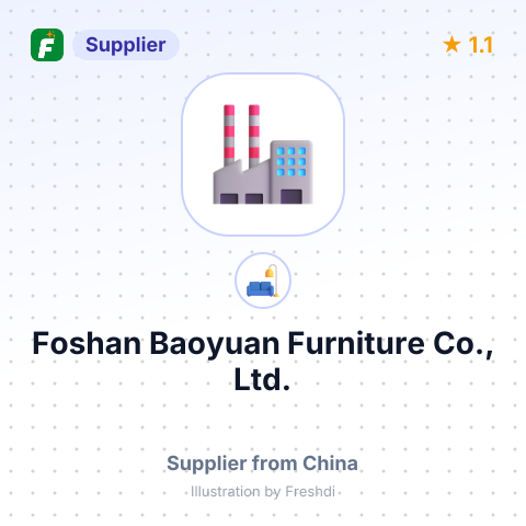 Foshan Baoyuan Furniture Co., Ltd. – summary card, no photo uploaded yet