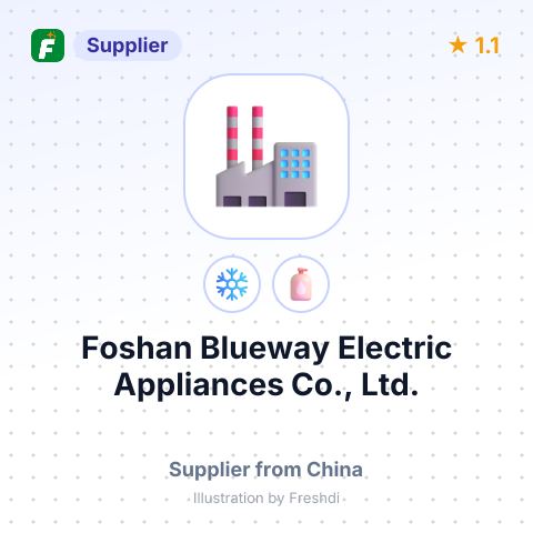 Foshan Blueway Electric Appliances Co., Ltd. – summary card, no photo uploaded yet