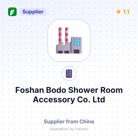 Foshan Bodo Shower Room Accessory Co. Ltd – summary card, no photo uploaded yet