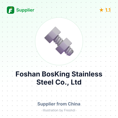 Foshan BosKing Stainless Steel Co., Ltd – summary card, no photo uploaded yet