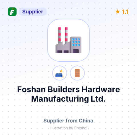 Foshan Builders Hardware Manufacturing Ltd. – summary card, no photo uploaded yet