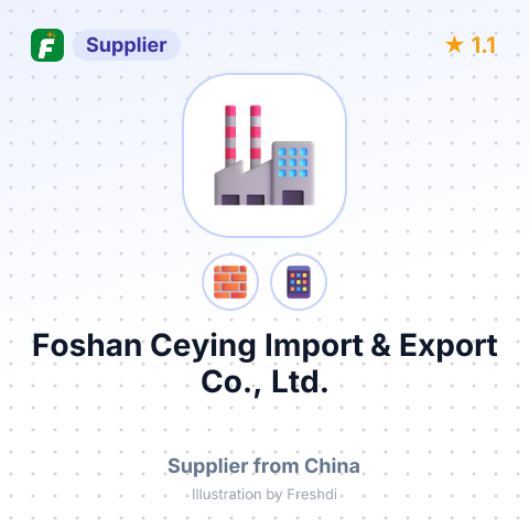 Foshan Ceying Import & Export Co., Ltd. – summary card, no photo uploaded yet