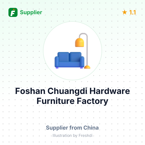 Foshan Chuangdi Hardware Furniture Factory – summary card, no photo uploaded yet