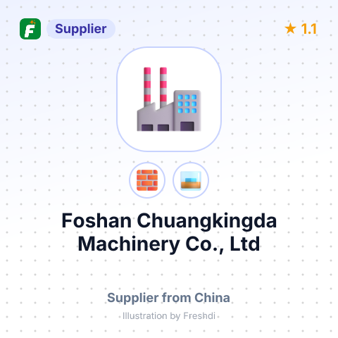 Foshan Chuangkingda Machinery Co., Ltd – summary card, no photo uploaded yet