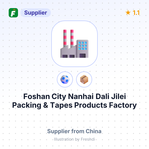 Foshan City Nanhai Dali Jilei Packing & Tapes Products Factory – summary card, no photo uploaded yet