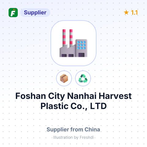 Foshan City Nanhai Harvest Plastic Co., LTD – summary card, no photo uploaded yet