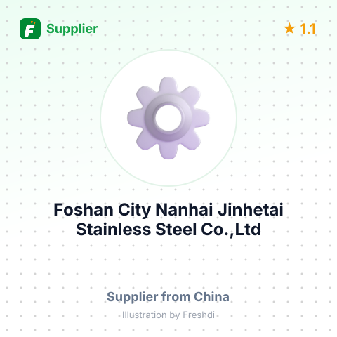 Foshan City Nanhai Jinhetai Stainless Steel Co.,Ltd – summary card, no photo uploaded yet