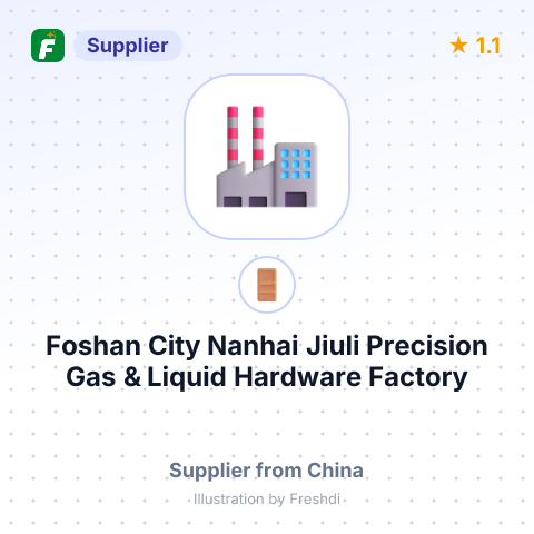 Foshan City Nanhai Jiuli Precision Gas & Liquid Hardware Factory – summary card, no photo uploaded yet
