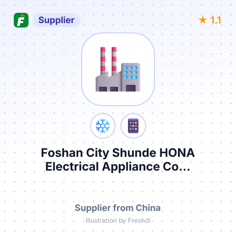 Foshan City Shunde HONA Electrical Appliance Co... – summary card, no photo uploaded yet