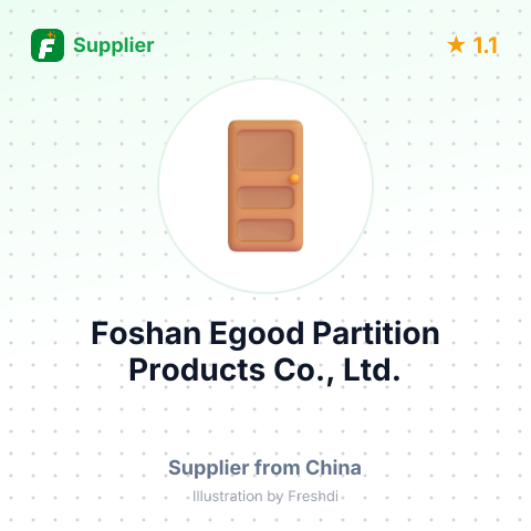 Foshan Egood Partition Products Co., Ltd. – summary card, no photo uploaded yet