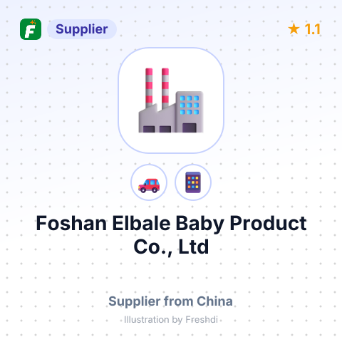 Foshan Elbale Baby Product Co., Ltd – summary card, no photo uploaded yet