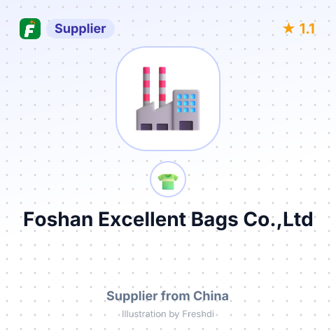 Foshan Excellent Bags Co.,Ltd – summary card, no photo uploaded yet