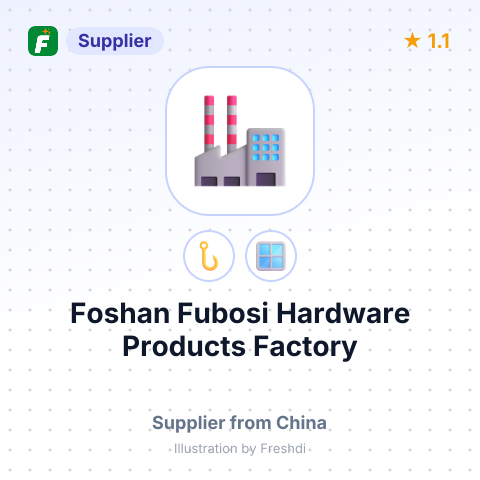 Foshan Fubosi Hardware Products Factory – summary card, no photo uploaded yet