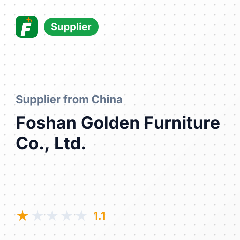 Foshan Golden Furniture Co., Ltd. – summary card, no photo uploaded yet