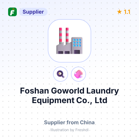Foshan Goworld Laundry Equipment Co., Ltd – summary card, no photo uploaded yet