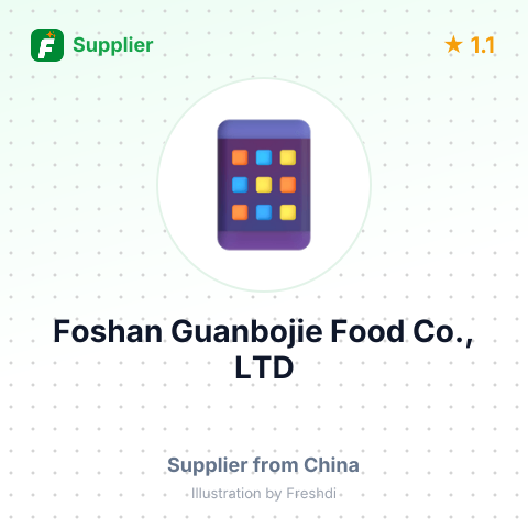 Foshan Guanbojie Food Co., LTD – summary card, no photo uploaded yet