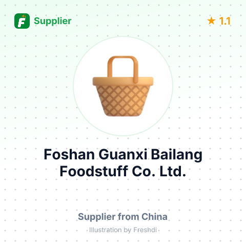 Foshan Guanxi Bailang Foodstuff Co. Ltd. – summary card, no photo uploaded yet