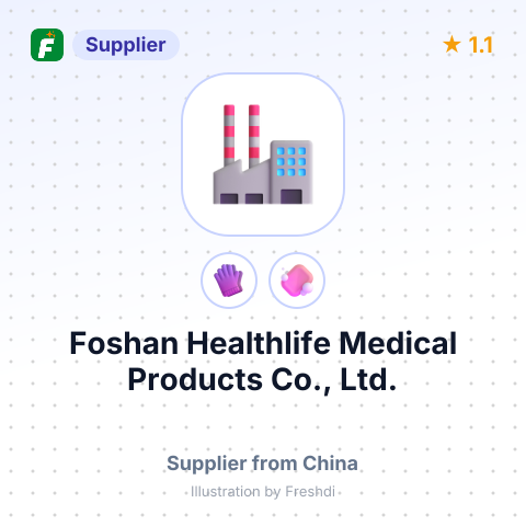 Foshan Healthlife Medical Products Co., Ltd. – summary card, no photo uploaded yet