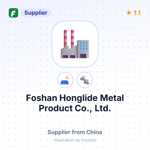 Foshan Honglide Metal Product Co., Ltd. – summary card, no photo uploaded yet