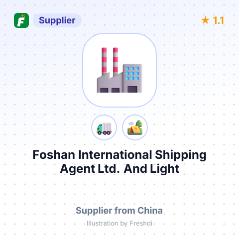 Foshan International Shipping Agent Ltd. And Light – summary card, no photo uploaded yet