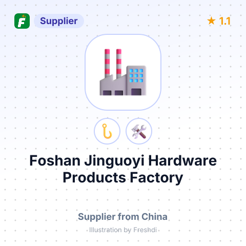 Foshan Jinguoyi Hardware Products Factory – summary card, no photo uploaded yet