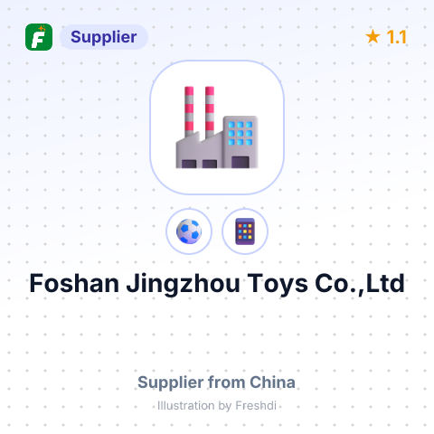 Foshan Jingzhou Toys Co.,Ltd – summary card, no photo uploaded yet