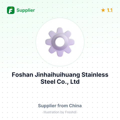 Foshan Jinhaihuihuang Stainless Steel Co., Ltd – summary card, no photo uploaded yet