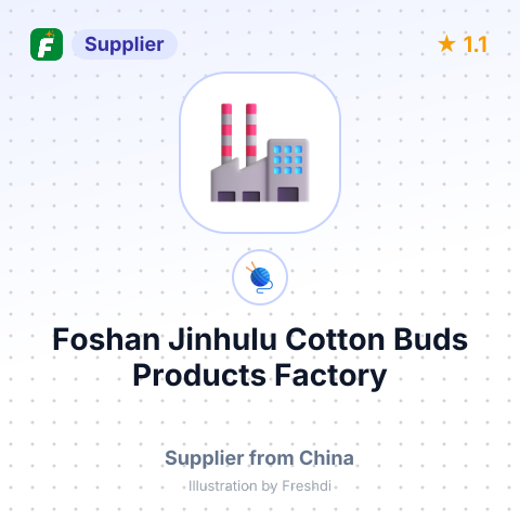 Foshan Jinhulu Cotton Buds Products Factory – summary card, no photo uploaded yet