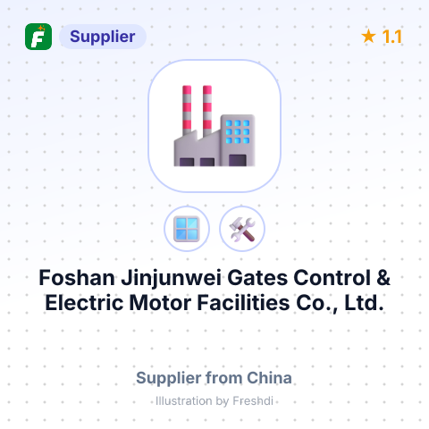 Foshan Jinjunwei Gates Control & Electric Motor Facilities Co., Ltd. – summary card, no photo uploaded yet