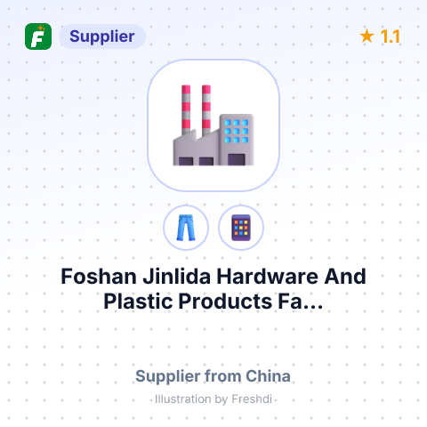 Foshan Jinlida Hardware And Plastic Products Fa... – summary card, no photo uploaded yet
