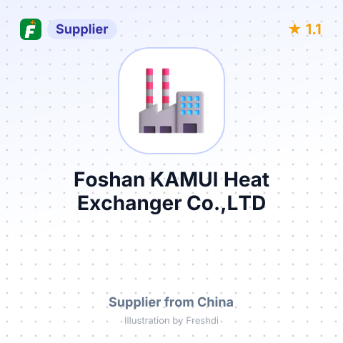 Foshan KAMUI Heat Exchanger Co.,LTD – summary card, no photo uploaded yet