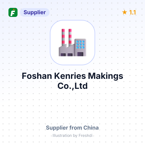 Foshan Kenries Makings Co.,Ltd – summary card, no photo uploaded yet