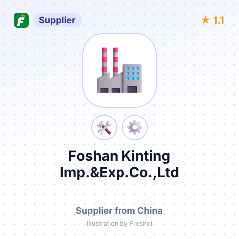 Foshan Kinting Imp.&Exp.Co.,Ltd – summary card, no photo uploaded yet