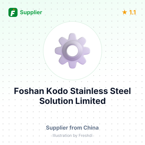 Foshan Kodo Stainless Steel Solution Limited – summary card, no photo uploaded yet