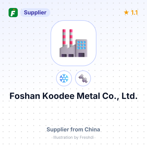 Foshan Koodee Metal Co., Ltd. – summary card, no photo uploaded yet