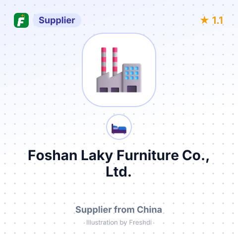 Foshan Laky Furniture Co., Ltd. – summary card, no photo uploaded yet