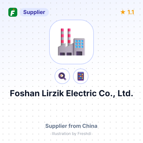 Foshan Lirzik Electric Co., Ltd. – summary card, no photo uploaded yet