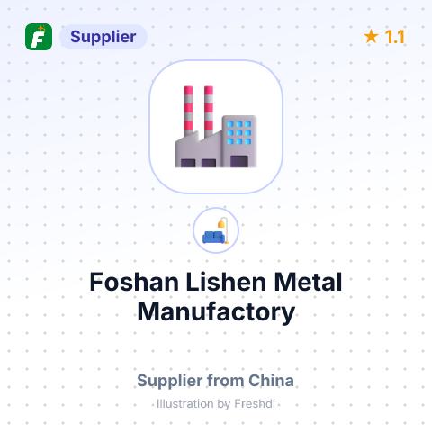 Foshan Lishen Metal Manufactory – summary card, no photo uploaded yet