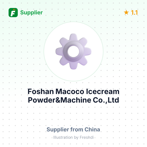 Foshan Macoco Icecream Powder&Machine Co.,Ltd – summary card, no photo uploaded yet