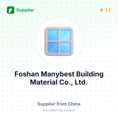 Foshan Manybest Building Material Co., Ltd. – summary card, no photo uploaded yet