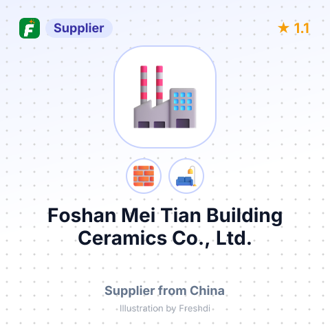 Foshan Mei Tian Building Ceramics Co., Ltd. – summary card, no photo uploaded yet