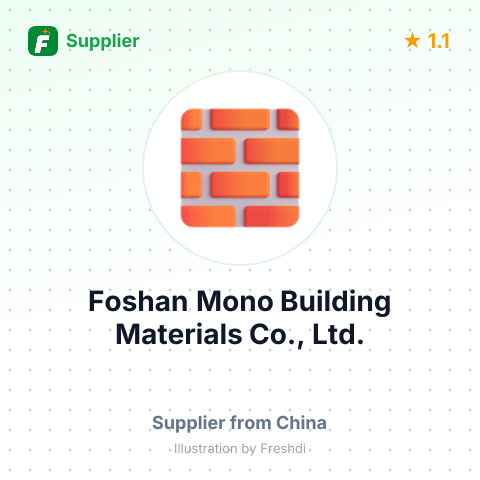 Foshan Mono Building Materials Co., Ltd. – summary card, no photo uploaded yet